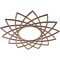 Ekena Millwork Eleanor Wood Fretwork Pierced Ceiling Medallion, Walnut, 18"OD x 6 7/8"ID x 3/8"T CMWP18X18X0375EAWA - alternate 5